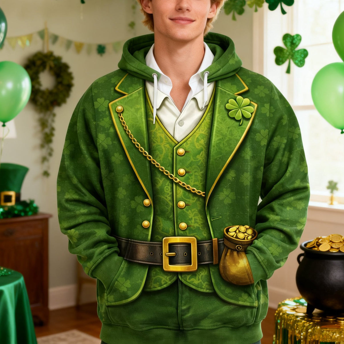 Irish Lucky Charm 3D Shirt - Gift For St. Patrick’s Day 02HULU230126-Homacus