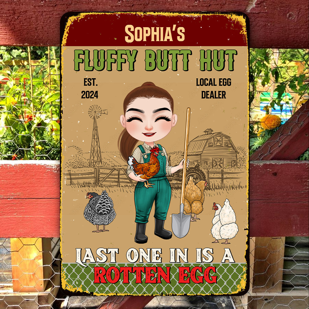 Custom Chicken Coop Signs - Personalized Sign 03natn140325hh-Homacus