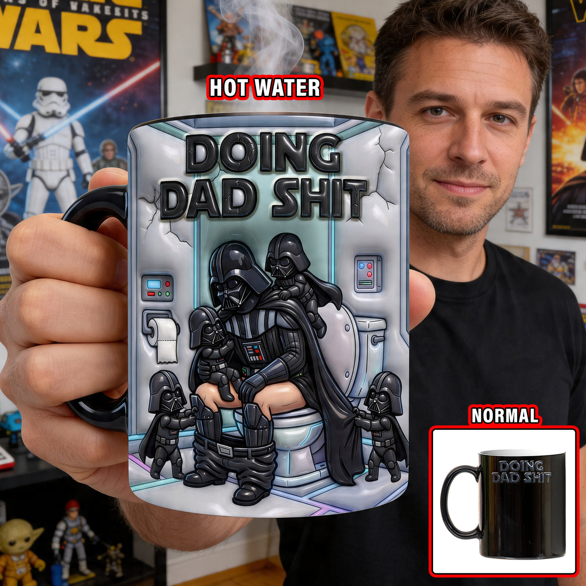 Relaxed Dad Magic Coffee Mug - Personalized Gifts For Dads 05NAQN170426-Homacus