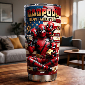 Funny Fighter Dad Tumbler - Personalized Gifts For Dads 04tydt180526-Homacus