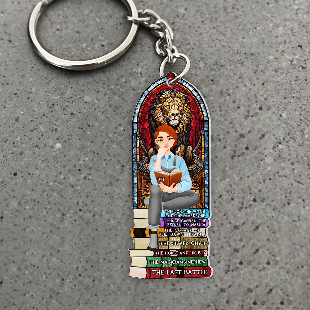 Personalized Gifts For Book Lover Keychain 07HUPU271224PA-Homacus