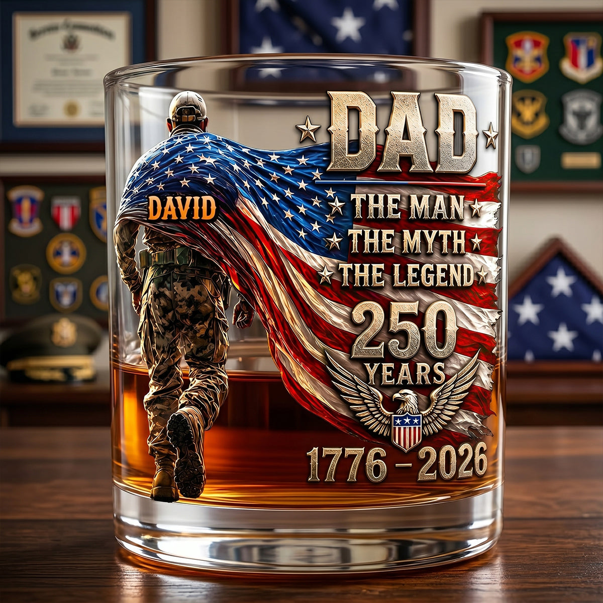 The Patriot Legend Glass Mug - Personalized Gifts For Dad 05HUTN190526-Homacus