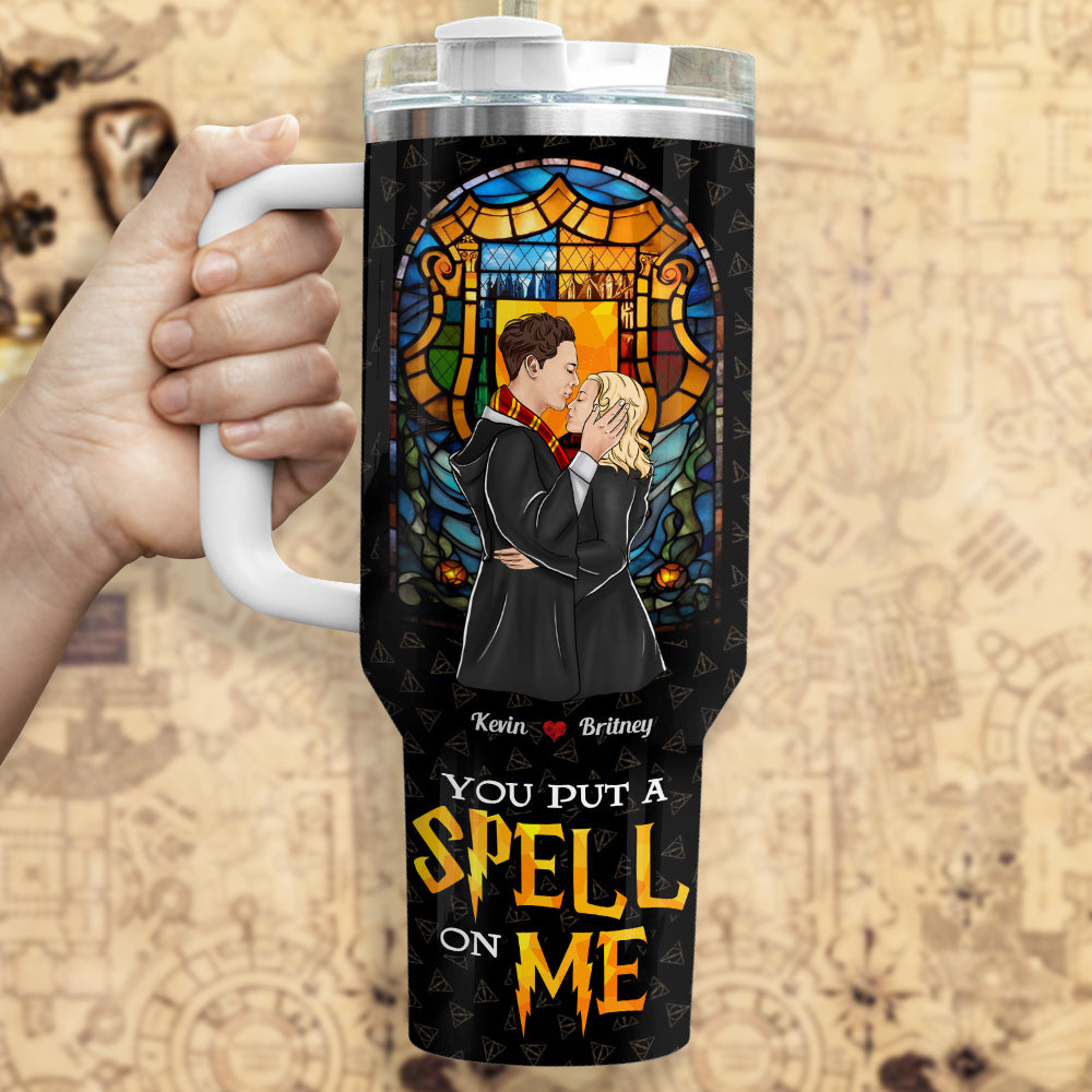 Personalized Gifts For Couple Tumbler You Put A Spell On Me 02HUDT050224TM-Homacus