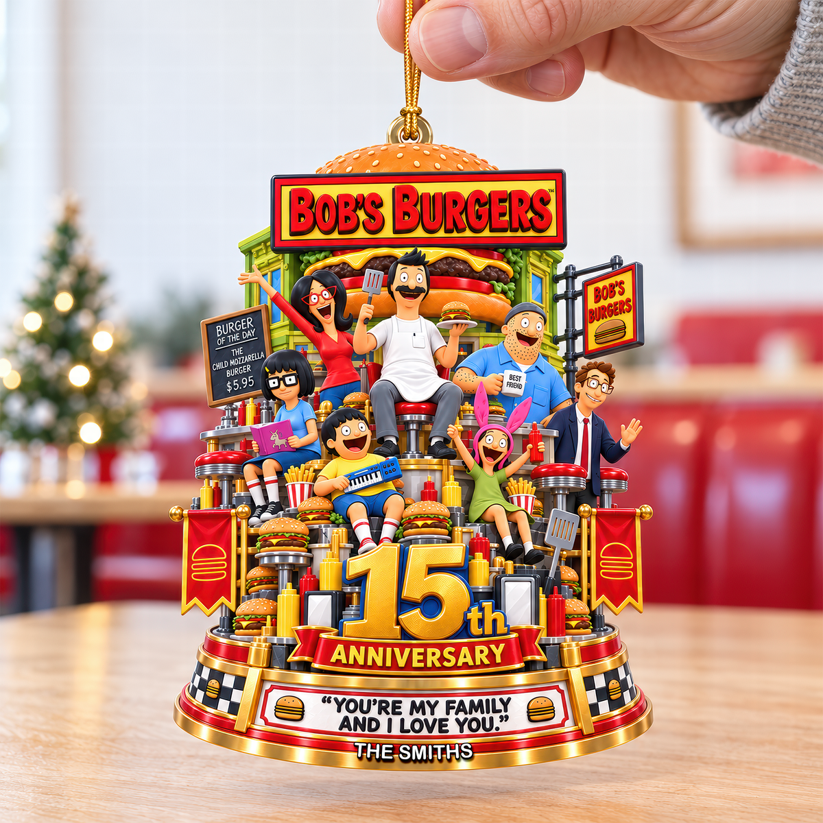 15th Anniversary Christmas Ornament - Personalized Gifts For Family 08ohqn071026-Homacus