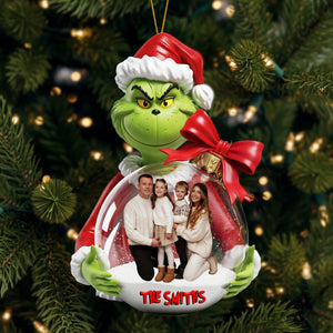 Personalized Gifts For Christmas, Family Custom Photo Acrylic Ornament 06pglu251025-Homacus