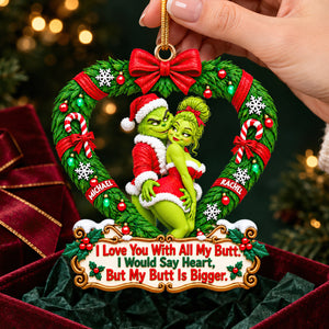 Furry Naughty Couples Acrylic Ornament - Personalized Christmas Gifts For Couples 07ohdt011026-Homacus