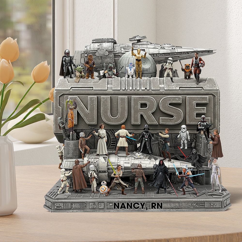 Best Nurse In The Galaxy Acrylic Plaque - Personalized Gifts For Nurse 04qhqn260525-Homacus