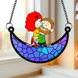 Personalized Gifts For Couple Suncatcher Ornament 05ACDT200125HG-Homacus