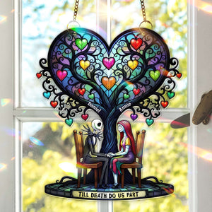 Eternal Love Tree Suncatcher - Personalized Gifts For Couple 05PGLU160725-Homacus