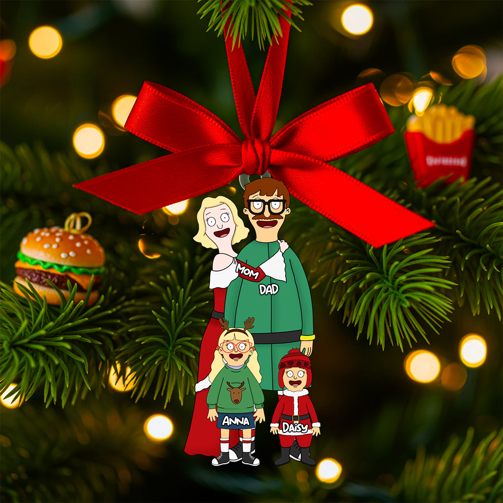 Personalized Gifts For Family Acrylic Ornament 041qhhu291124hg-Homacus