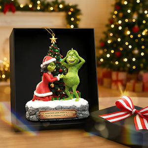Naughty Couple Christmas Ornament - Personalized Gifts For Couple 03kiqn130925