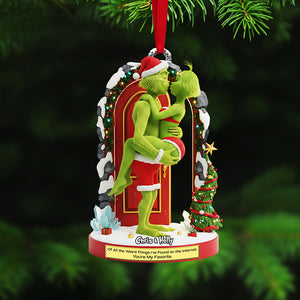 Naughty Couple Christmas Ornament - Personalized Gifts For Couple 02ohta131025-Homacus