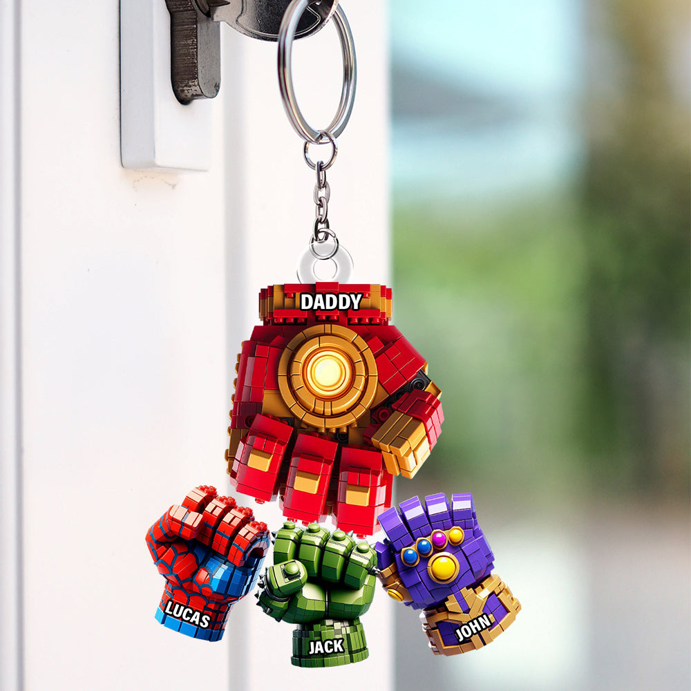 Fist Bump Keychain Personalized Gifts For Dad 01ohtn150525