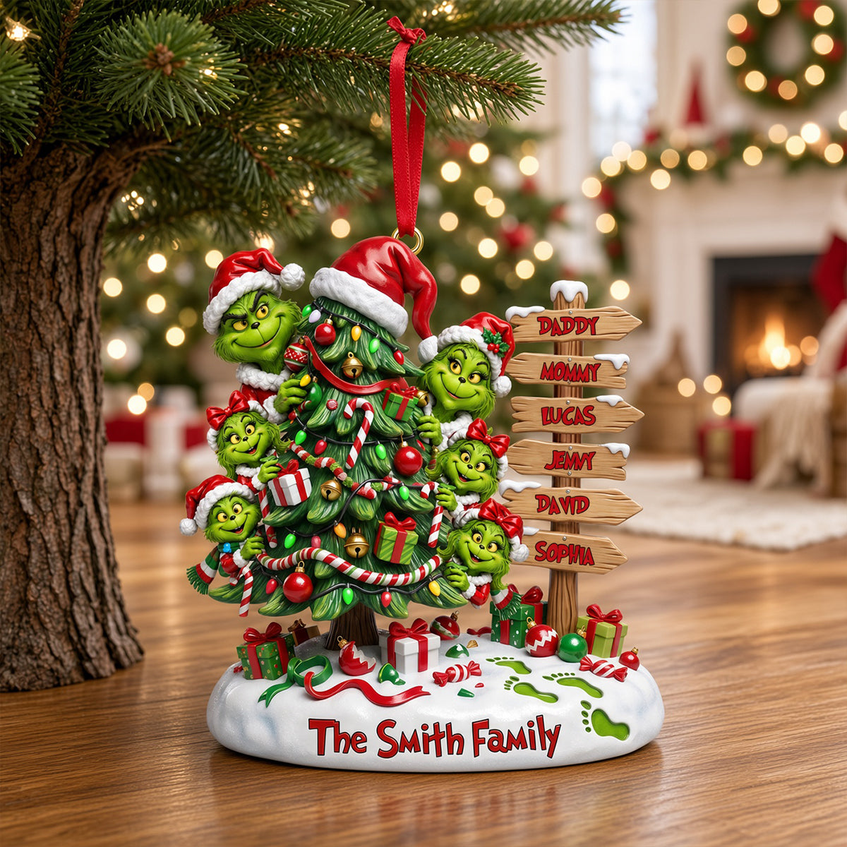 Playful Family Christmas Ornament - Personalized Gifts For Family 01totn080926-Homacus