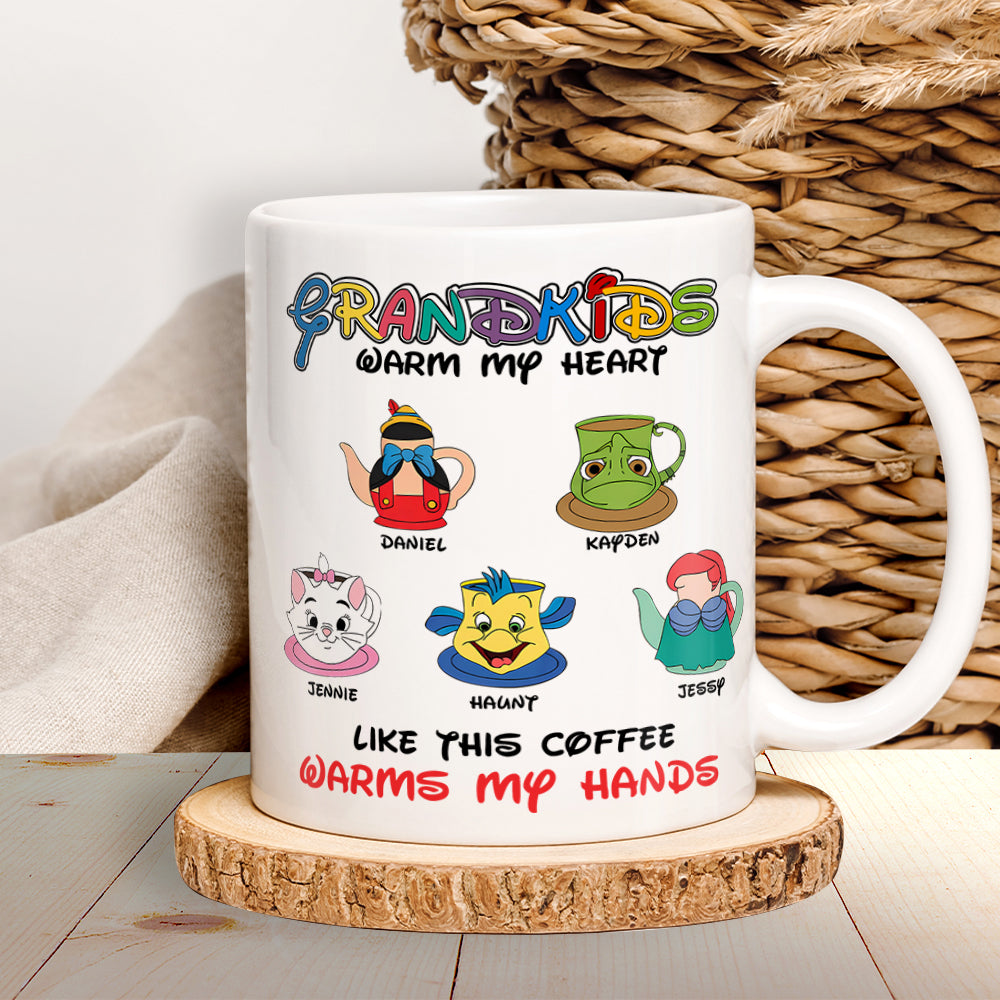 Personalized Gift For Mom Coffee Mug Kids With Warm Heart 02OHLU100125-Homacus