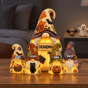 Gnome Grandma Acrylic Light Box - Personalized Halloween Gifts 03natn110826-Homacus