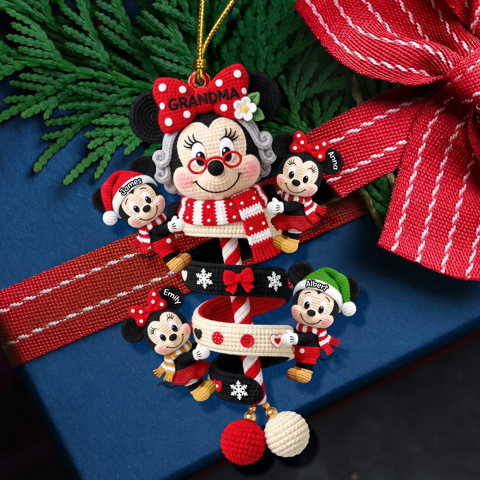 Beloved Grandma Christmas Acrylic Ornament - Personalized Gifts for Grandma 06naqn070926-Homacus