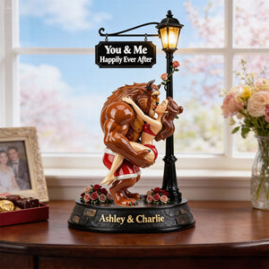 Playful Fairytale Couple Acrylic Plaque - Personalized Gift For Couples 07NAQN270126-Homacus