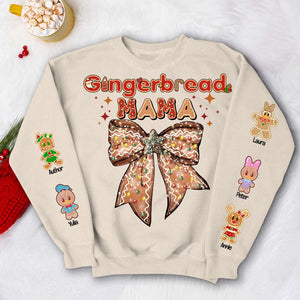 Personalized Christmas Gifts For Gingerbread Mom Sweatshirt 05KALU121024-Homacus