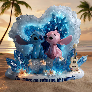 Cute Couple Acrylic Plaque - Personalized Gifts For Couples 02tgdt011225-Homacus