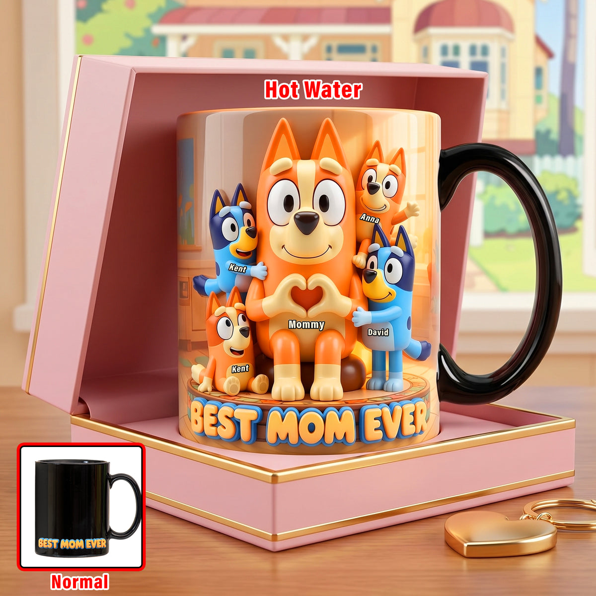 Best Puppy Mom Ever Magic Coffee Mug - Personalized Gifts For Moms 02NAQN170426-Homacus