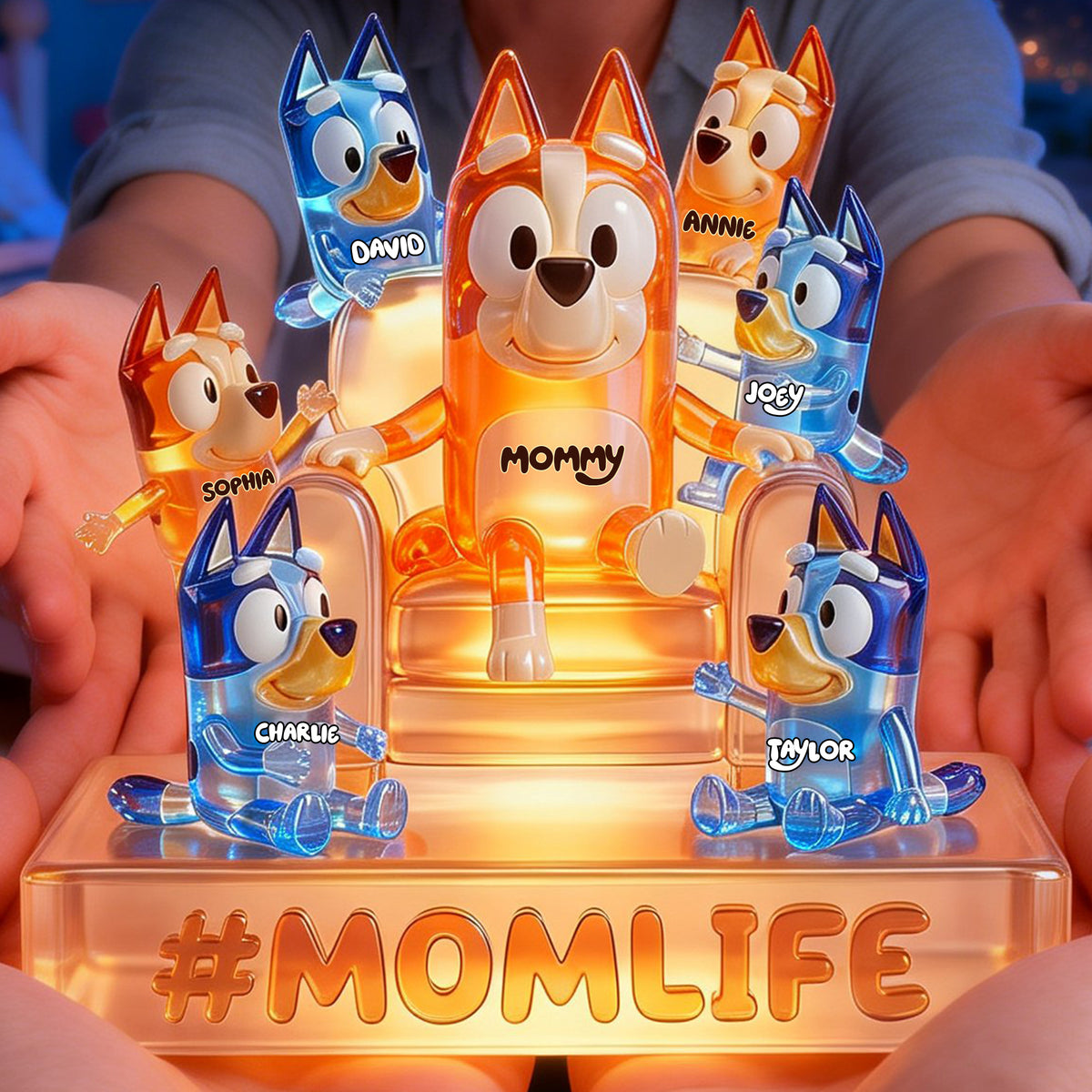 Mom Life Acrylic Light Box - Personalized Gifts For Moms 01ohlu190326-Homacus