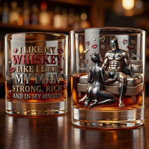 Midnight Couple Round Glass - Personalized Gifts For Couple 03QHLU090126-Homacus