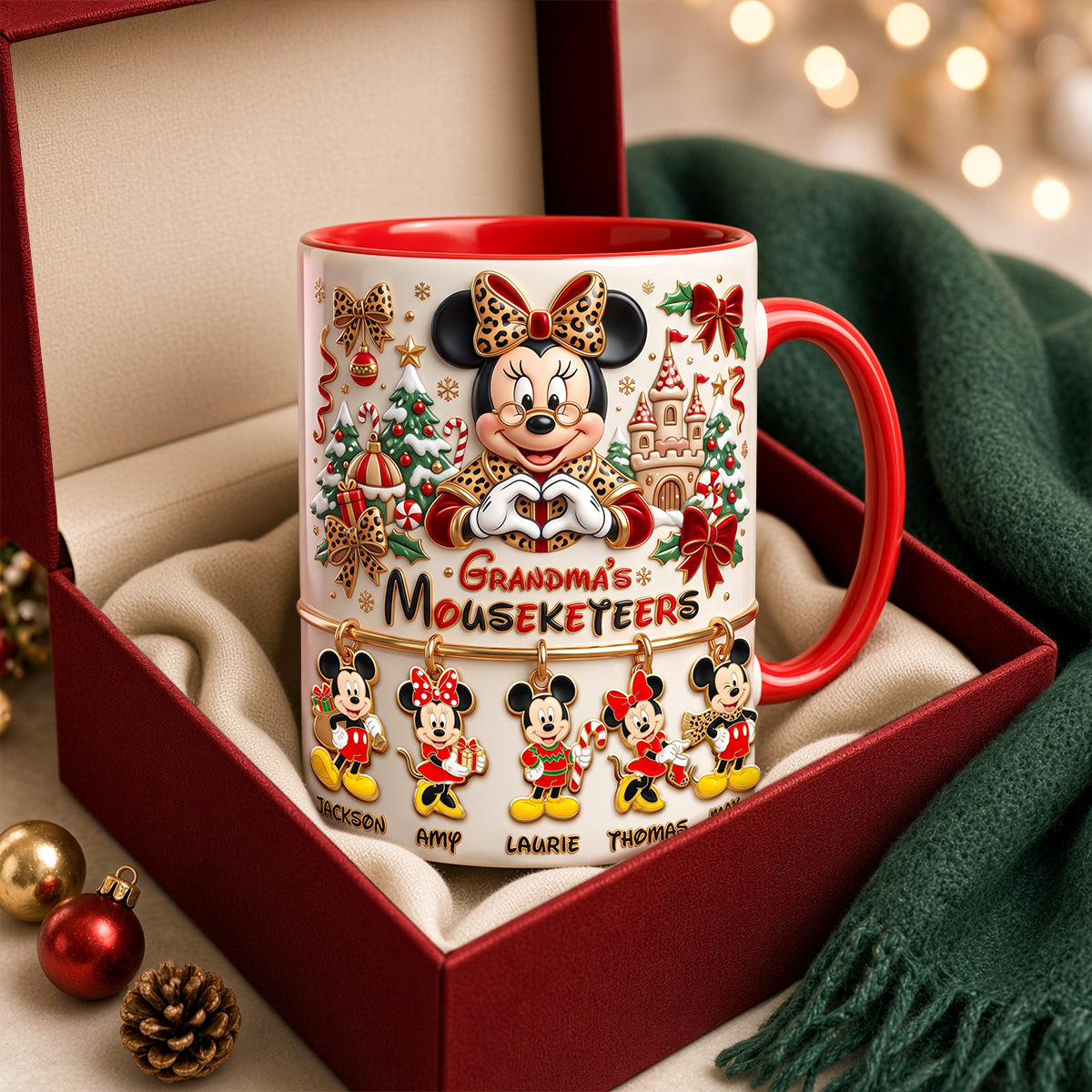 Grandma's Favorite Mouse Accent Mug - Personalized Gifts For Grandma 01nadh081026-Homacus