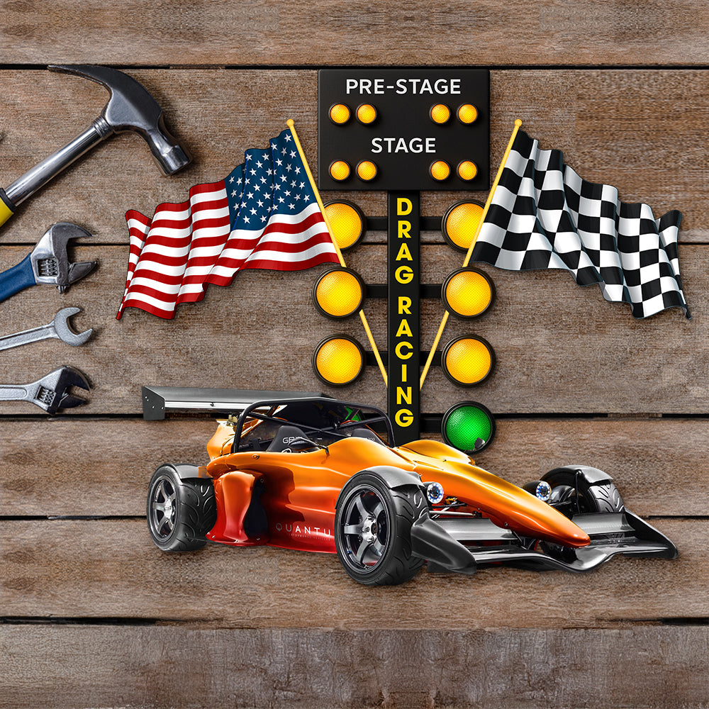Drag Racing Metal Sign - Custom Photo Christmas Gifts For Racing Lovers 03naqn280725-Homacus