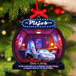Personalized Gifts For Christmas, Naughty Couple Acrylic Ornament 01tata240925-Homacus