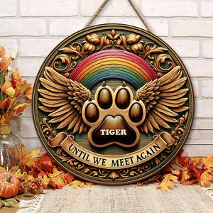 Personalized Memorial Gifts For Pet Lovers Acrylic Ornament, Until We Meet Again 02KATN060924-Homacus