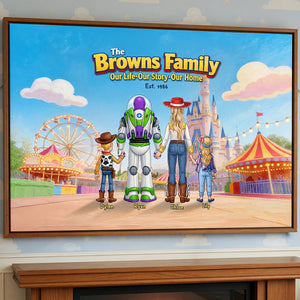 Family Adventure Canvas - Personalized Gifts For Family 02HUDT200626-Homacus