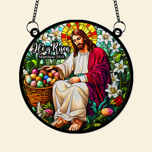 Jesus Easter's Day Gifts Suncatcher Ornament 02XQLU060125 Easter Gifts-Homacus