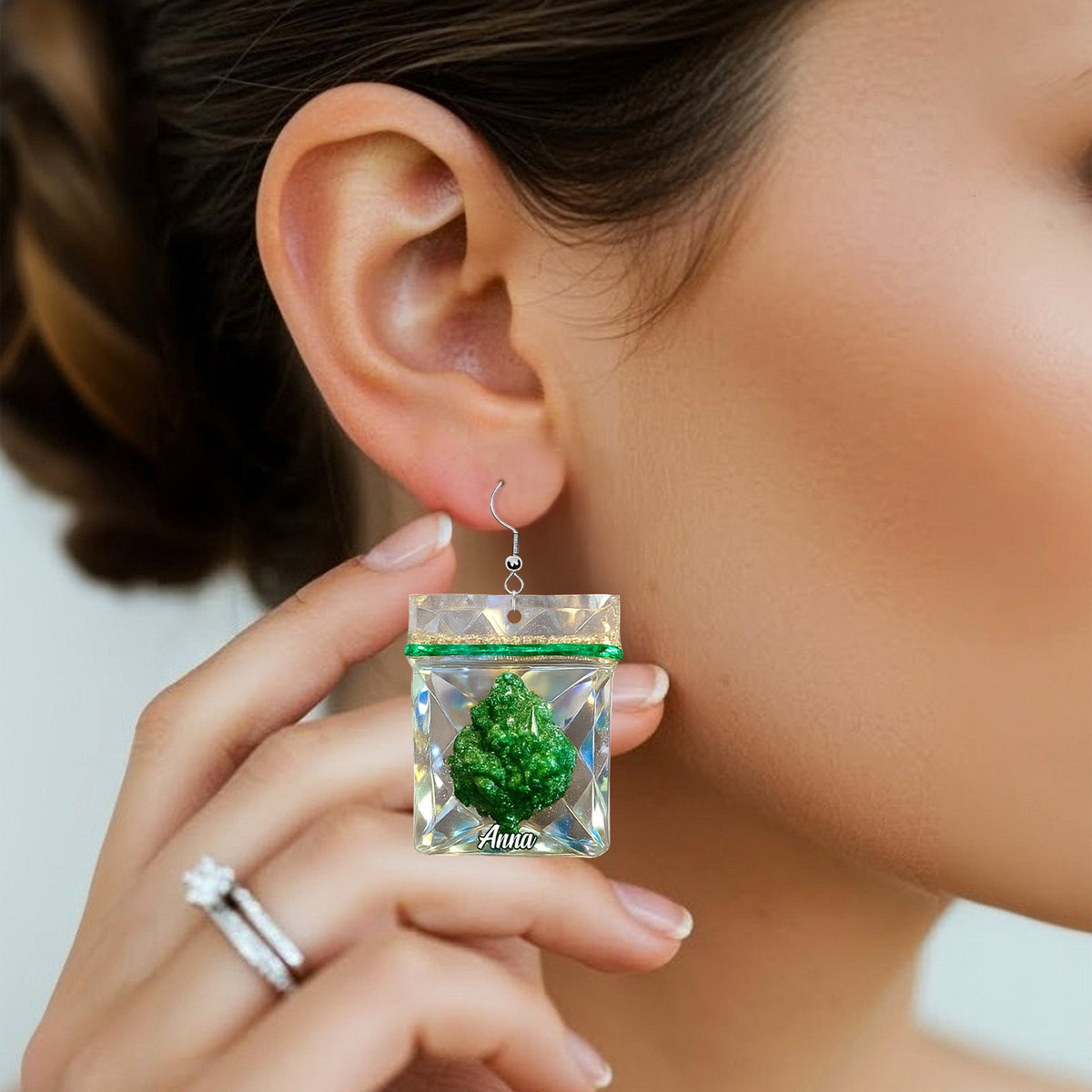 Smoking Lovers Funny Personalized Earrings 05totn130625-Homacus