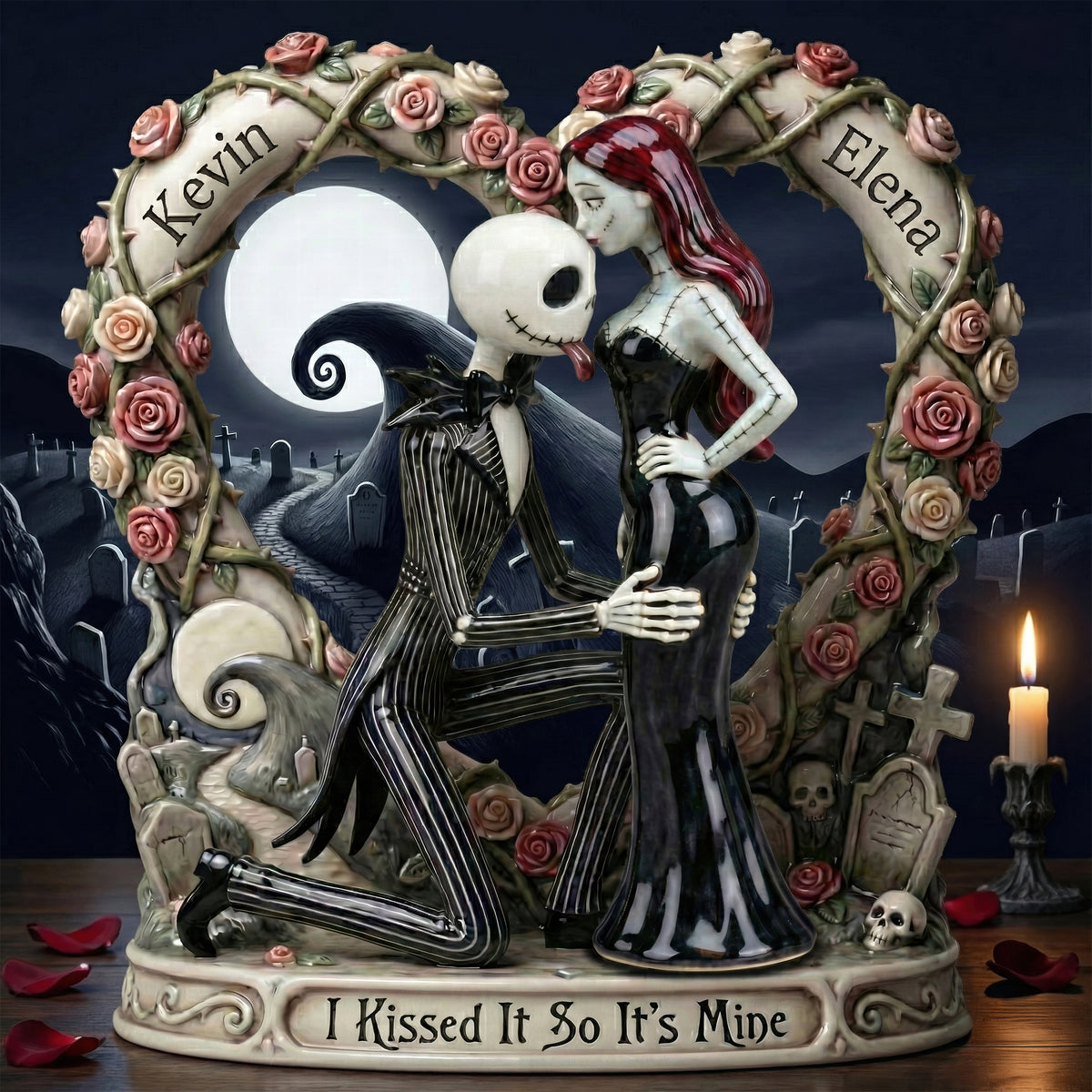 Gothic Couple Acrylic Plaque - Personalized Gifts For Couple 04qhqn271225-Homacus