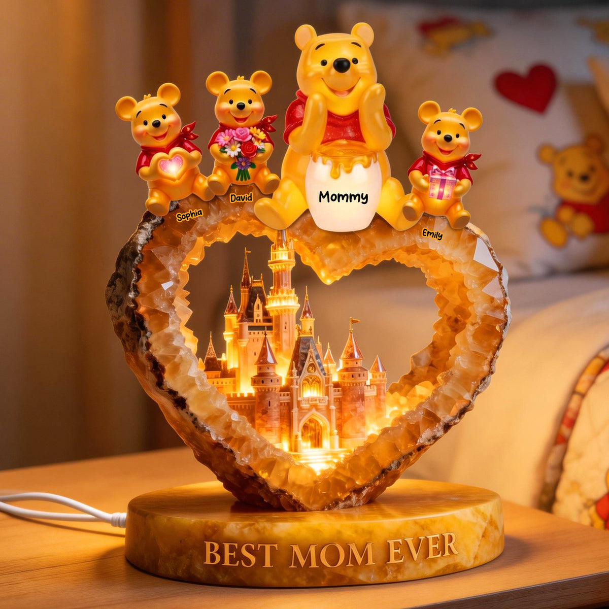 Woodland Friends Acrylic Lightbox Personalized Gifts For Mom 02OHQN140426-Homacus