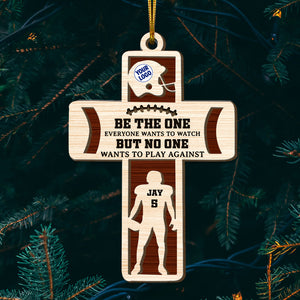 Personalized Gift For American Football Lovers 2 Layered Ornament 02OHLU071124-Homacus