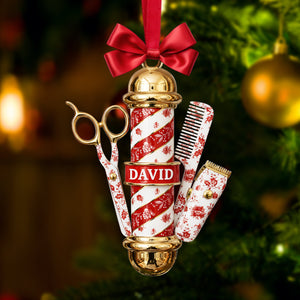 Barber's Essentials Ornament - Personalized Gifts For Barber 01PGLU111025-Homacus