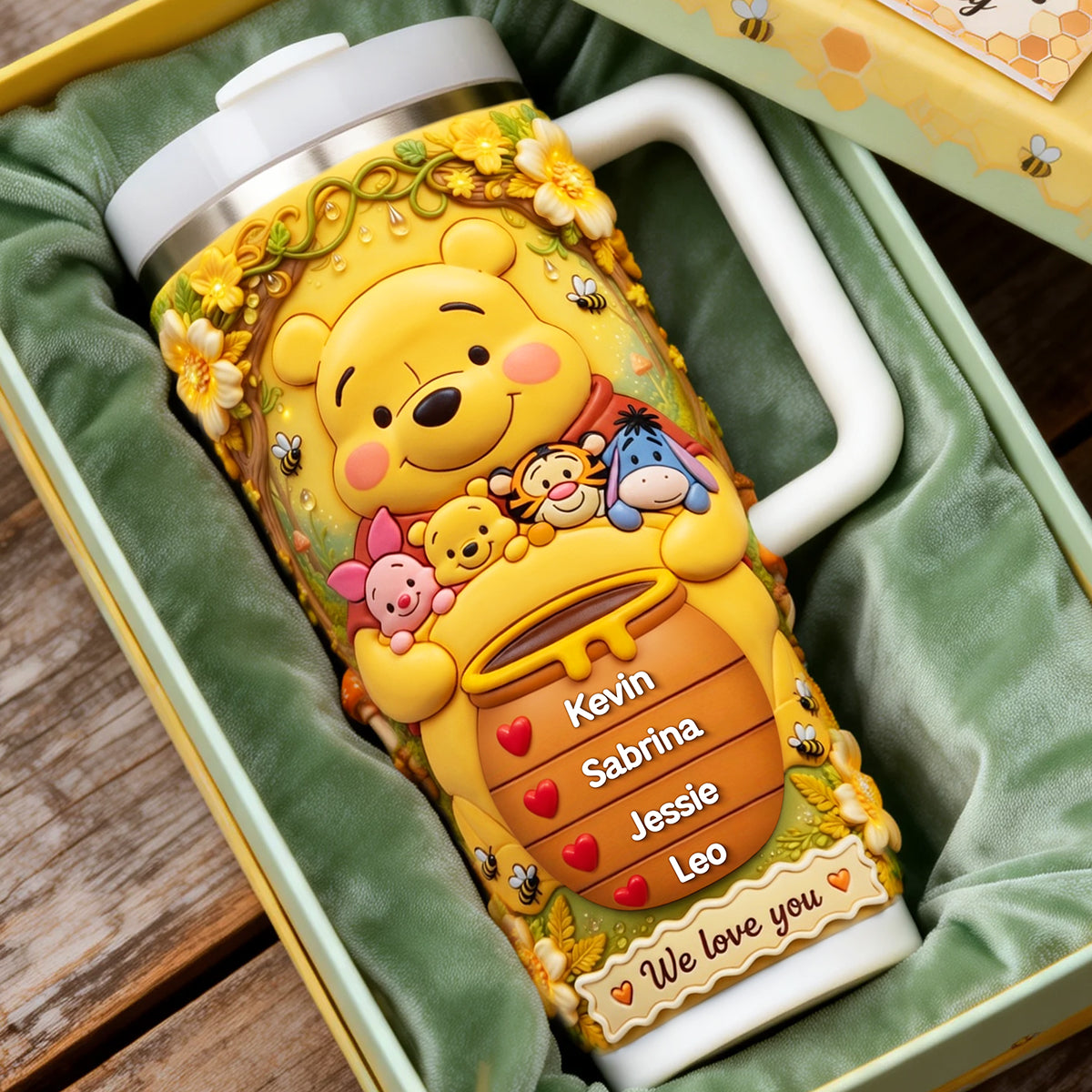 Childhood Mom And Kids 40oz Tumbler - Personalized Gifts For Mother's Day Tumbler 02TYTA280326-Homacus