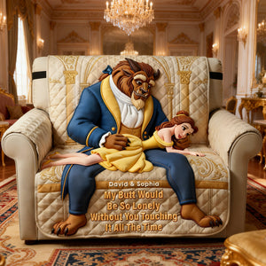 Naughty Couple Quilted Sofa Cover - Personalized Gifts For Couple 06naqn210126-Homacus