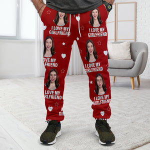 Custom Photo Gifts For Husband, Boyfriend Valentine Sweatpant 01ACQN251224-Homacus