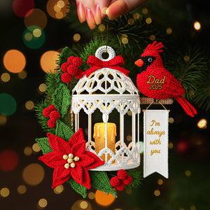 Memorial Cardinal Ornament - Personalized Gifts For Loved Ones 03nata050925-Homacus