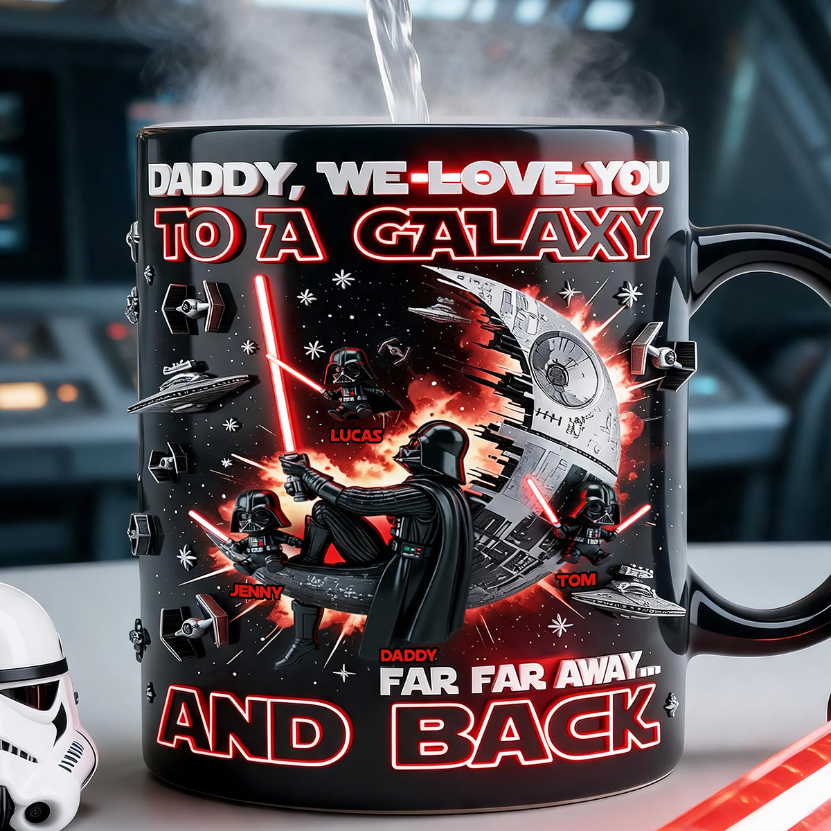 Fun Dad On Moon Magic Mug, Personalized Gifts For Dads 03qhdt210526-Homacus