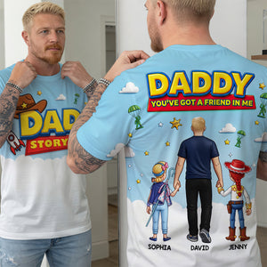 Cosmic Cowboy Dad 3D Shirt - Personalized Gifts For Dads 01HUDT080526-Homacus
