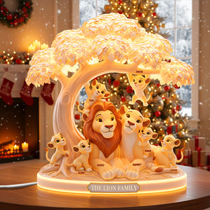 Family Light Box - Personalized Gifts For Family Custom Shape Acrylic Light Box 03OHTN301025-Homacus