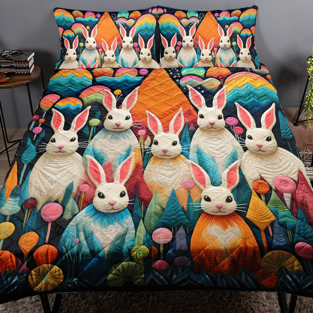 Gifts For Rabbit Lovers Quilt Bed Set 06qnqn041124-Homacus