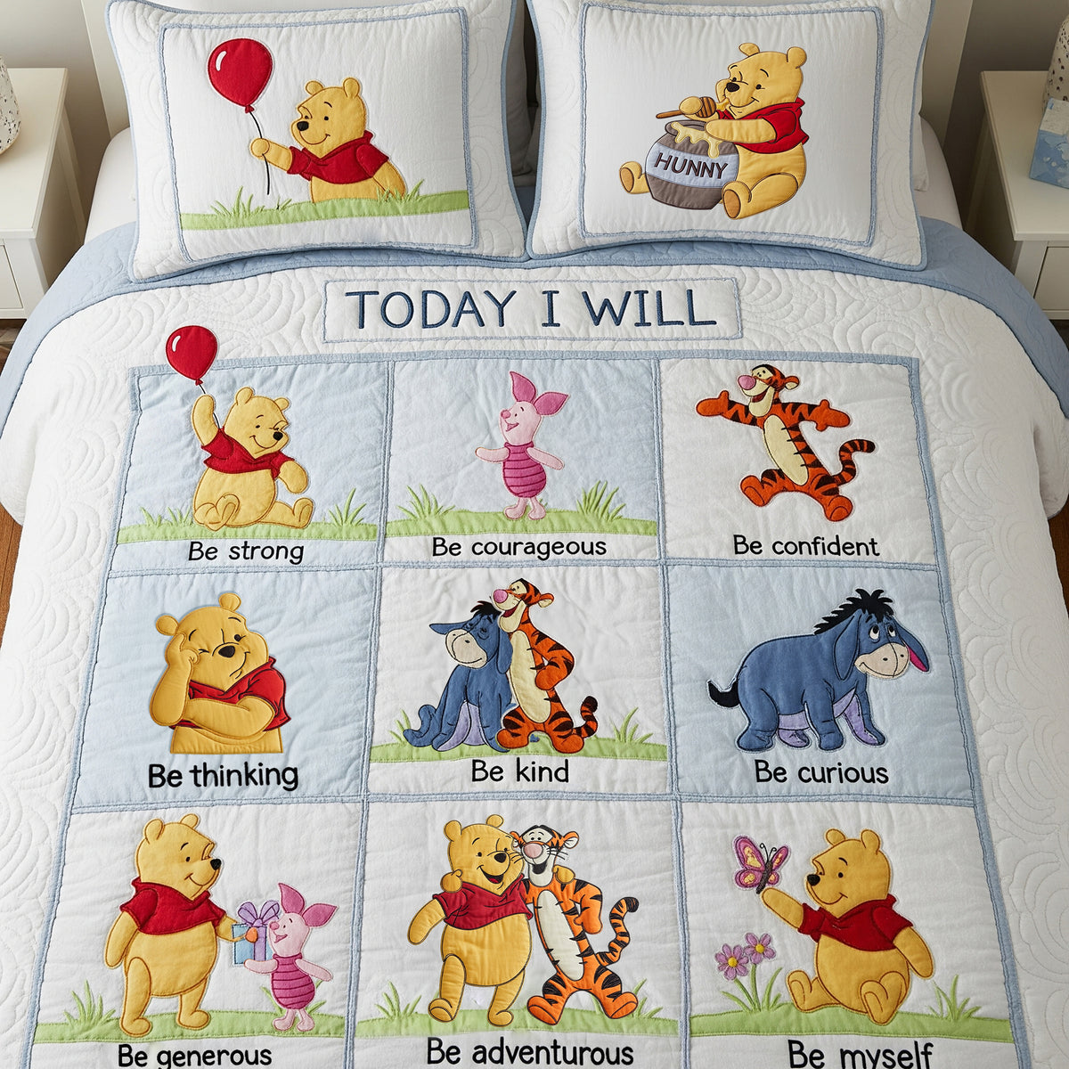 Positive Emotional Support For Mental Health Quilt Bed Set - Cute Gifts For Movie Fans 05QHLU170725-Homacus