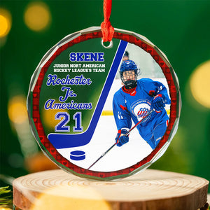 Custom Photo Gifts For Ice Hockey Player Christmas Ornament 05ACDT191024-Homacus