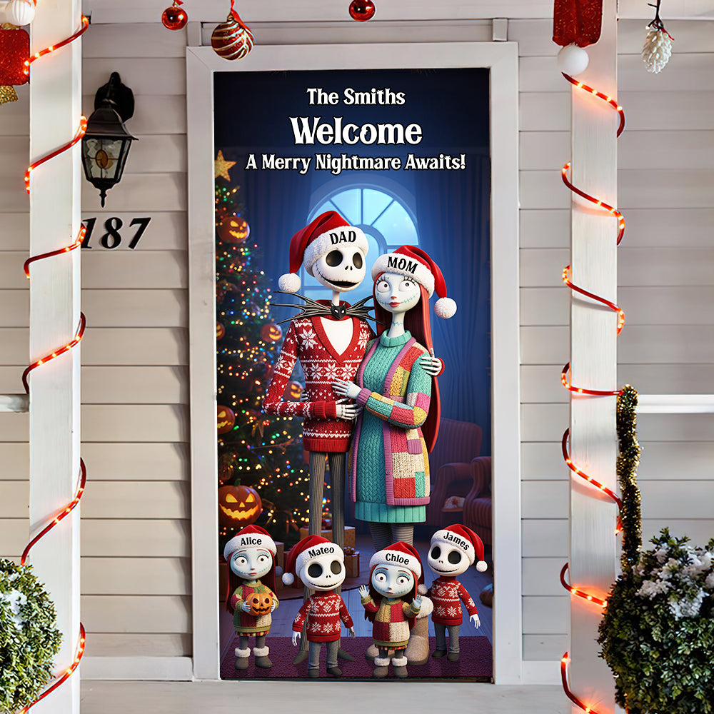 This is Home Door Cover Personalized Gifts For Family 04PGDT031125-Homacus