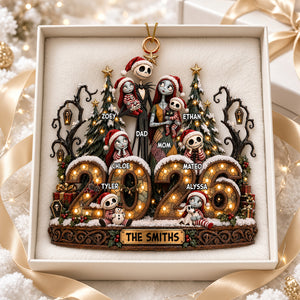Spooky Family Christmas Ornament - Personalized Gifts For Family 01padt051026-Homacus
